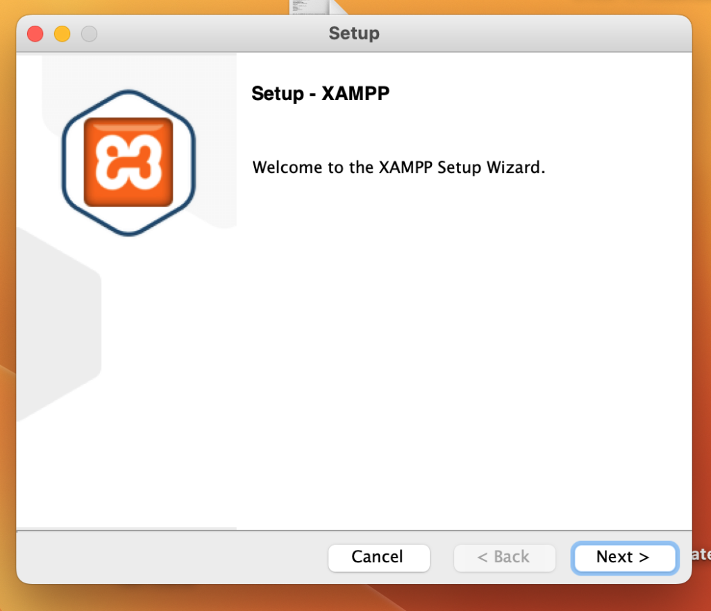 Xampp setup